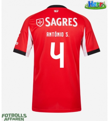 Benfica Antonio Silva #4 Hemmatröja 2025-26 Kortärmad